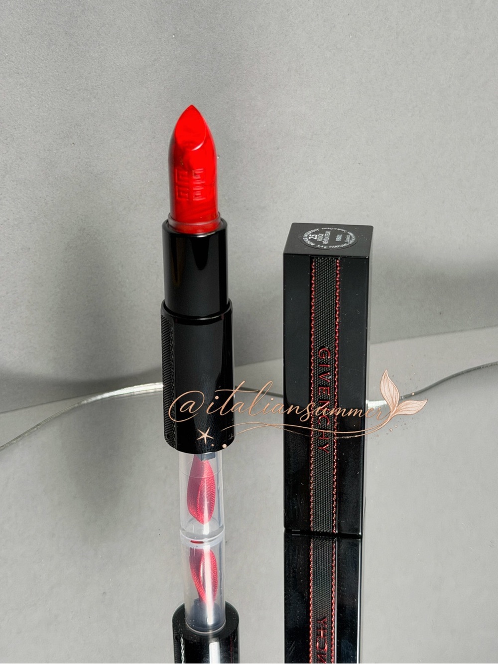Givenchy Rouge Interdit Satin Lipstick #25 0.12oz Full Size New No Box